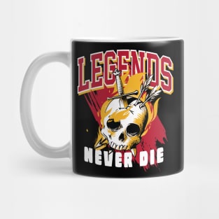 Legends Never Die Cardinal Mug